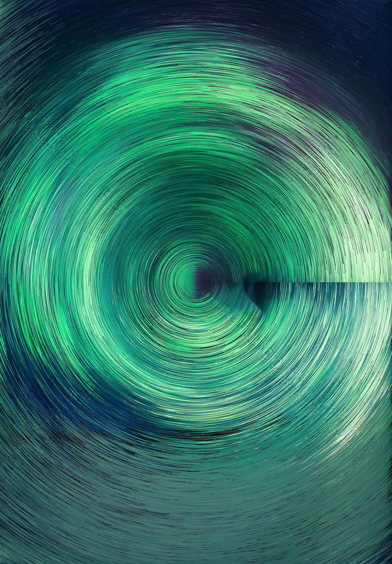 Borealis aurora pixel sorting manipulation
