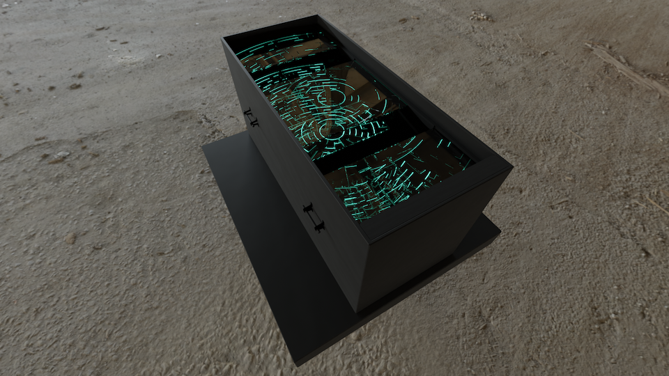 Le cénophage - 3D View (Blender)