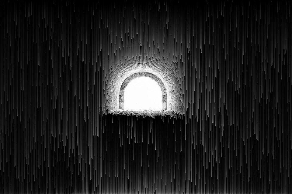 Tunnel pixel sorting manipulation
